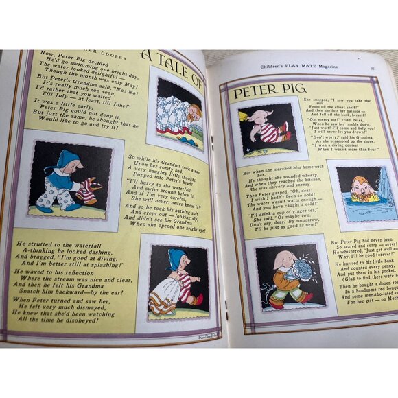 Childrens Play Mate Magazine May 1940 Featuring Stories Rhymes & Puzzles - Picture 11 of 16